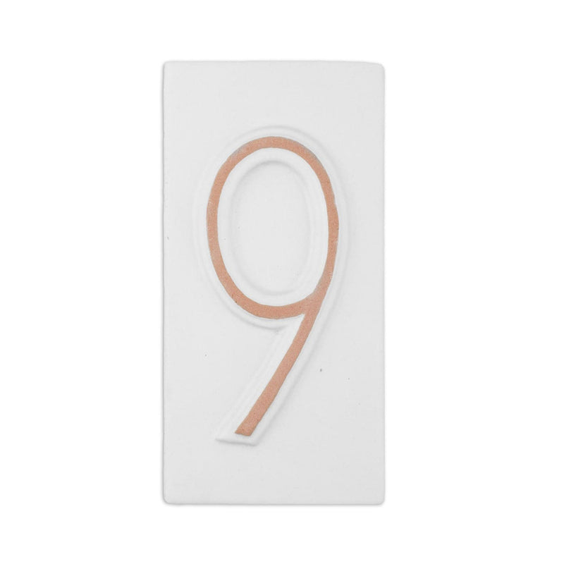 House Number White