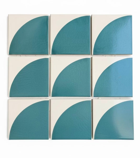 [Bundle] Bubbly Quarter Circle 6x6 |  12 SF