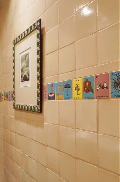 Millennial Lotería Relief Tiles