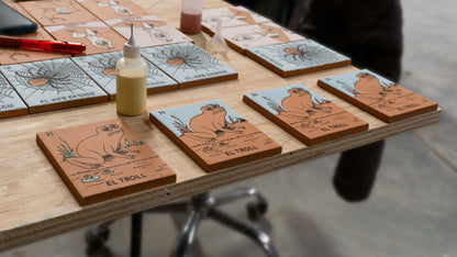 Millennial Lotería Relief Tiles