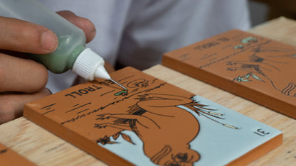 Millennial Lotería Relief Tiles