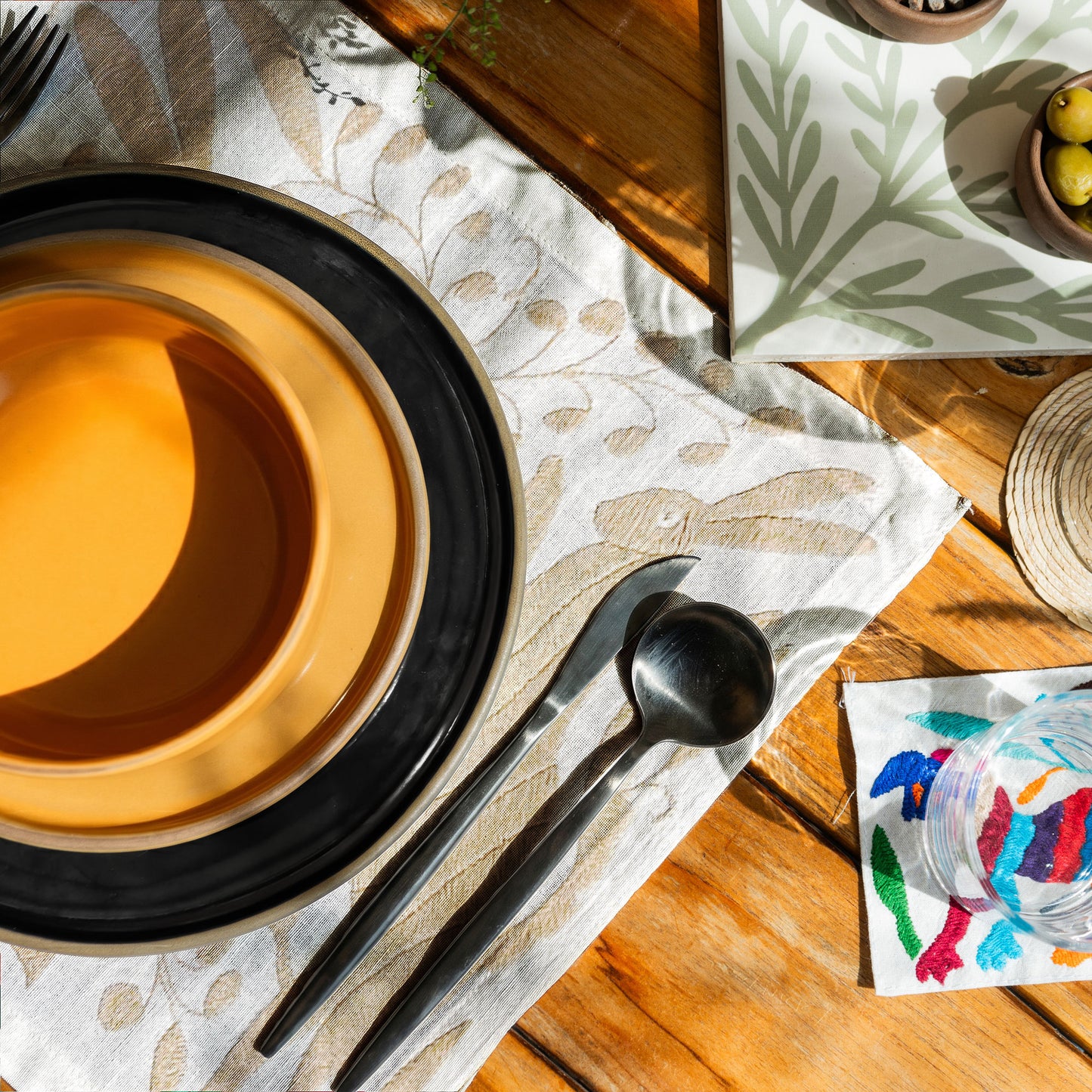 Otomí Embroidered Placemat