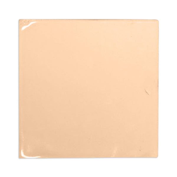 Glazed Smooth Pale Terracotta 4"x4"