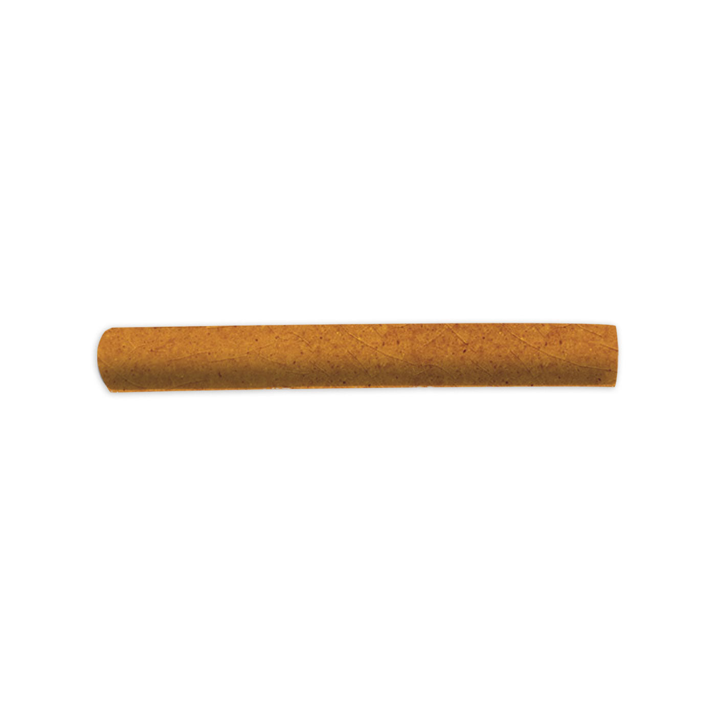 Terra crackle pencil liner tile by Clay Imports with a visible textured surface and rounded end.