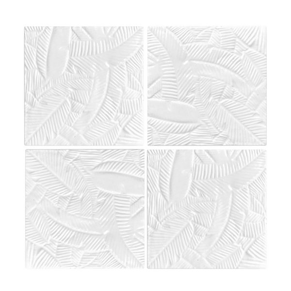 Platanos Snow Tile 6"x6"