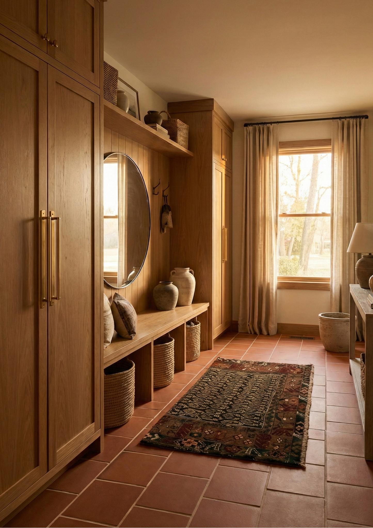 Pressed Terracotta Red 11x11