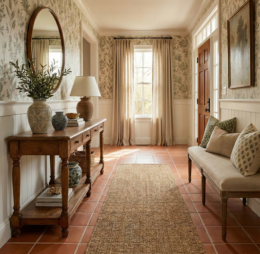 Pressed Terracotta Red 11x11