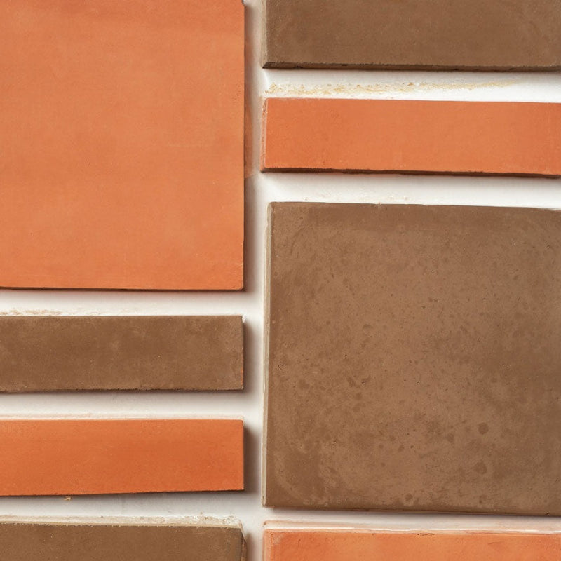 12x12 Square Terracotta Tile Flooring | Brown Terra Cotta Floors