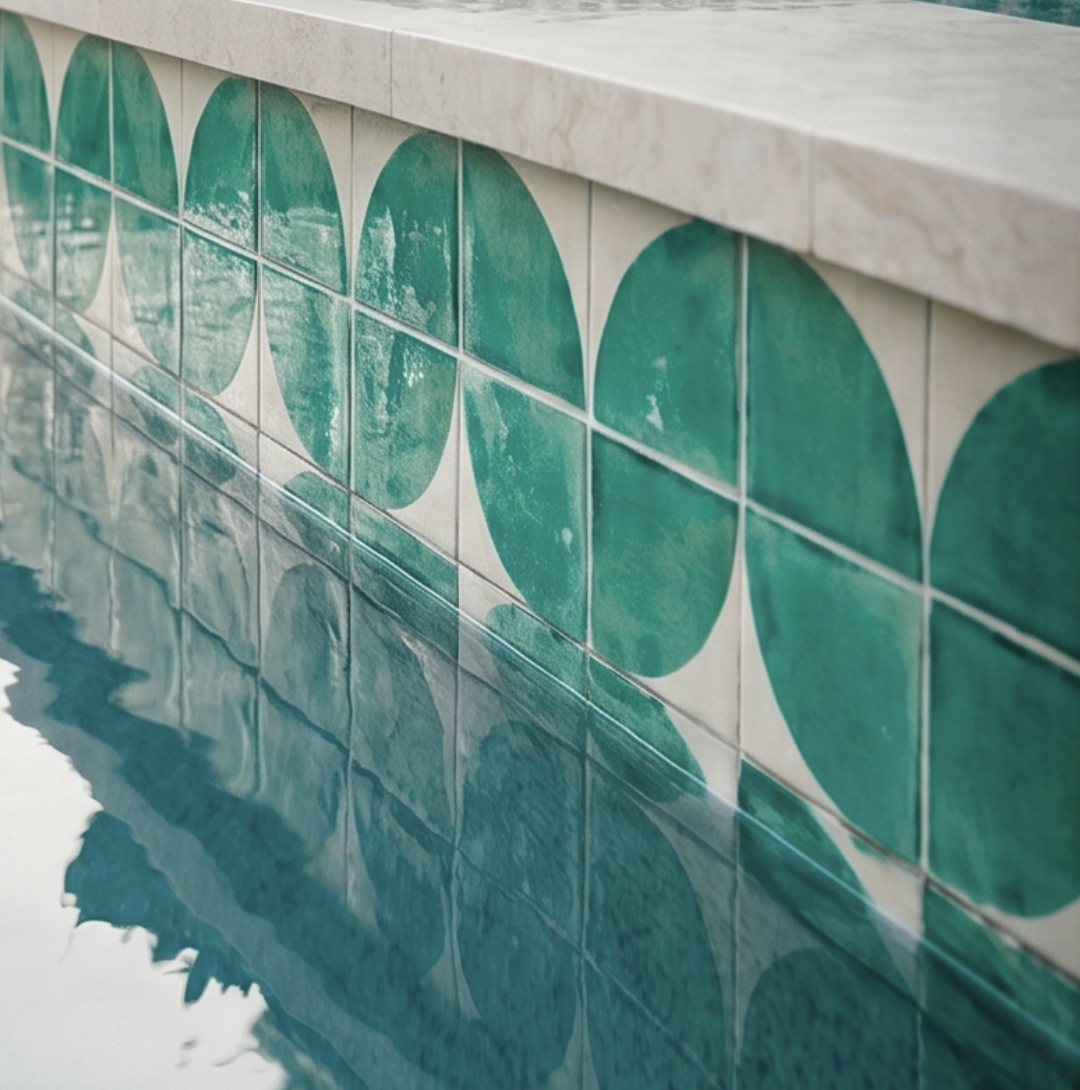 Jade Quarter Circle Pool Waterline
