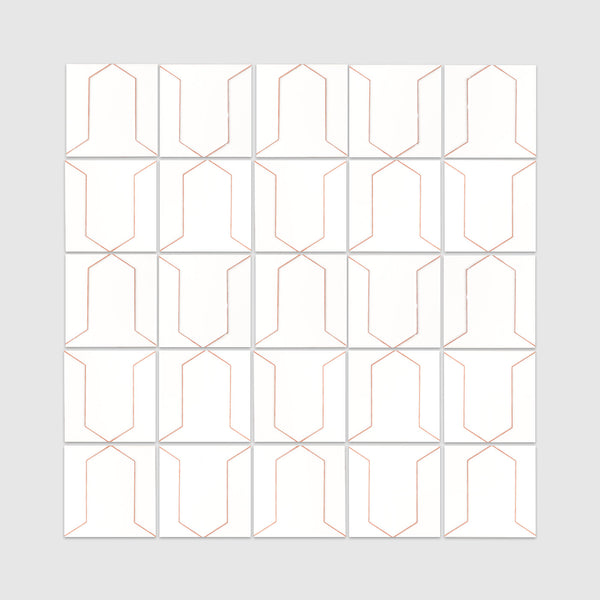 [Bundle] Relief Rico Terracotta 6"x6" | 20 SF