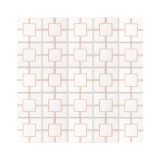 [Bundle] Relief Valentina Terracotta 6"x6" | 72 SF