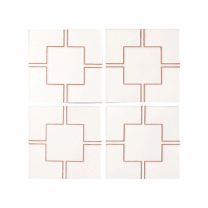 [Bundle] Relief Valentina Terracotta 6"x6" | 72 SF