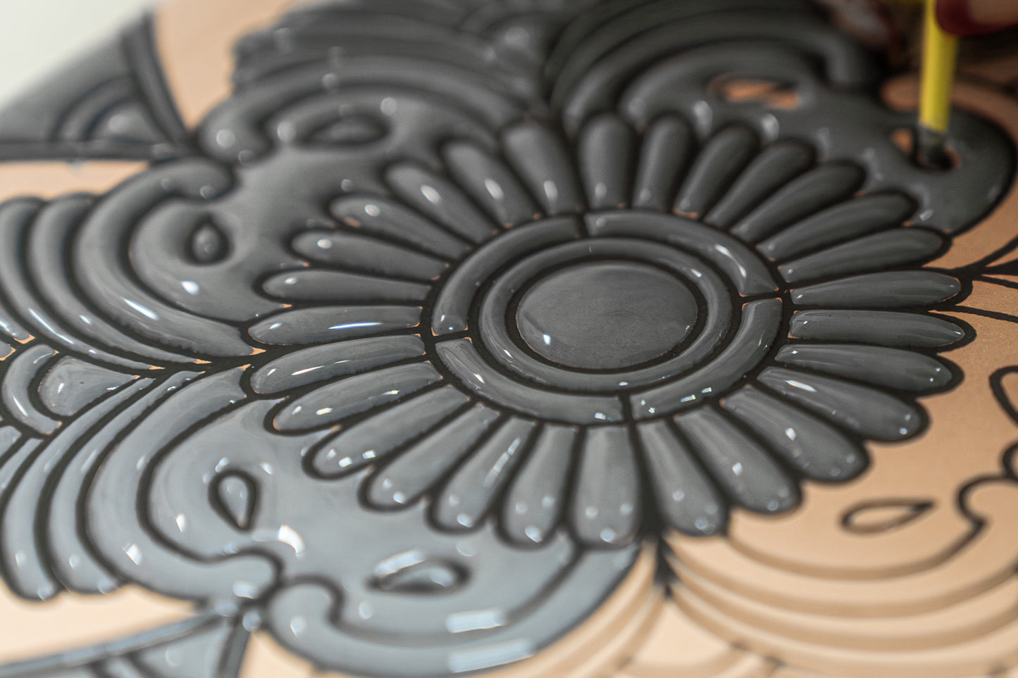 Relief Geranio Black 6x6
