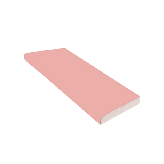 Single Bullnose Pink Guava Matte 2"x8"