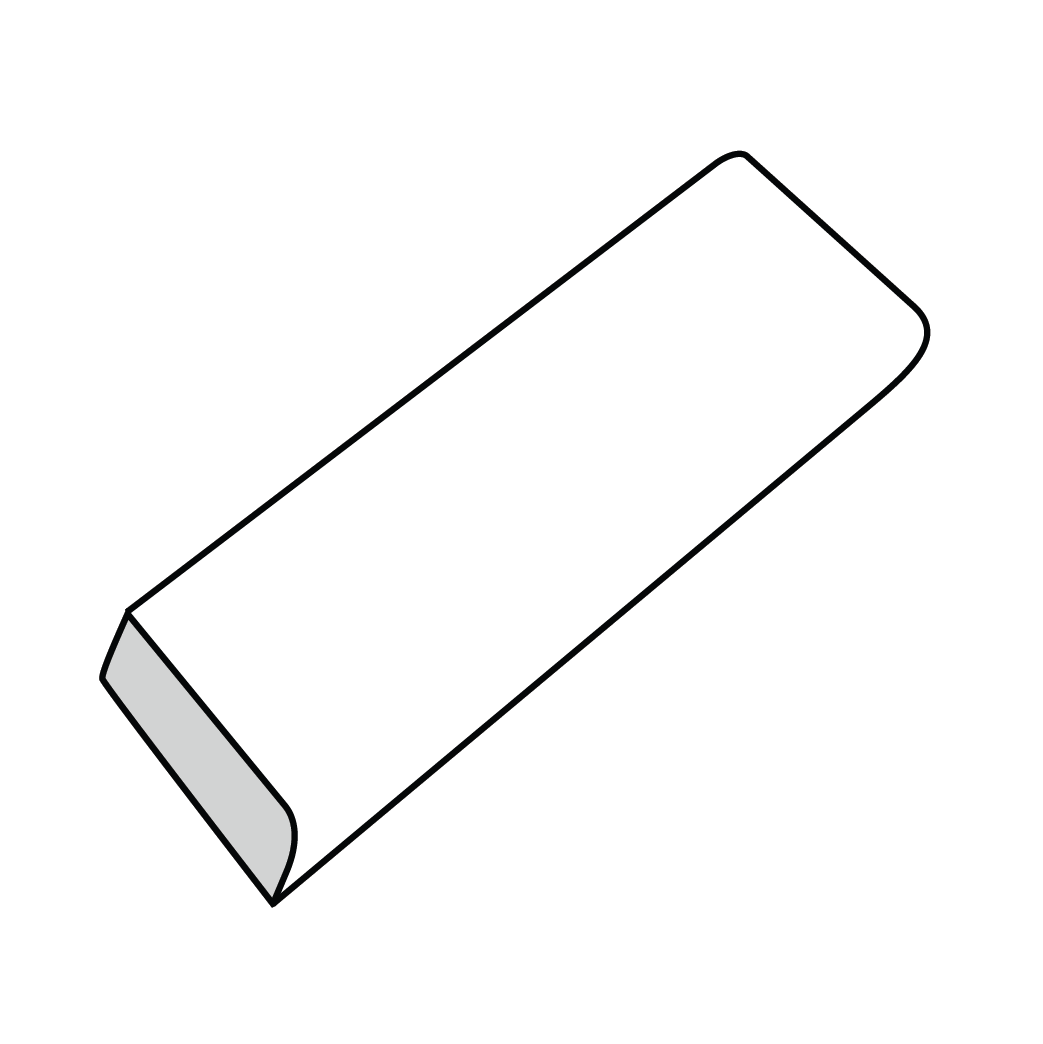 Single Bullnose 2"x8"