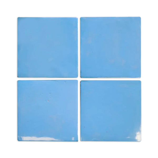 [Bundle] Glazed Sky Blue 4"x4" | 19 SF