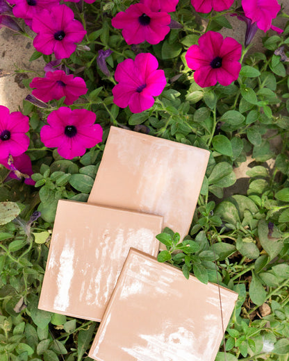 [Bundle] Glazed Thin Body Pale Terracotta  4"x4" | 6 SF