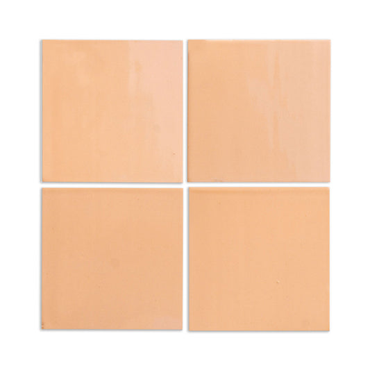 [Bundle] Glazed Thin Body Pale Terracotta  4"x4" | 6 SF