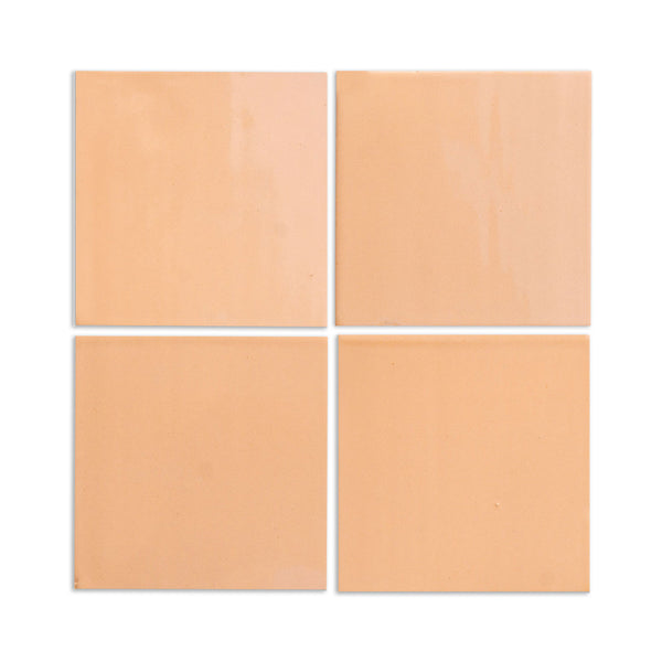 [Bundle] Glazed Thin Body Pale Terracotta  4"x4" | 6.2 SF
