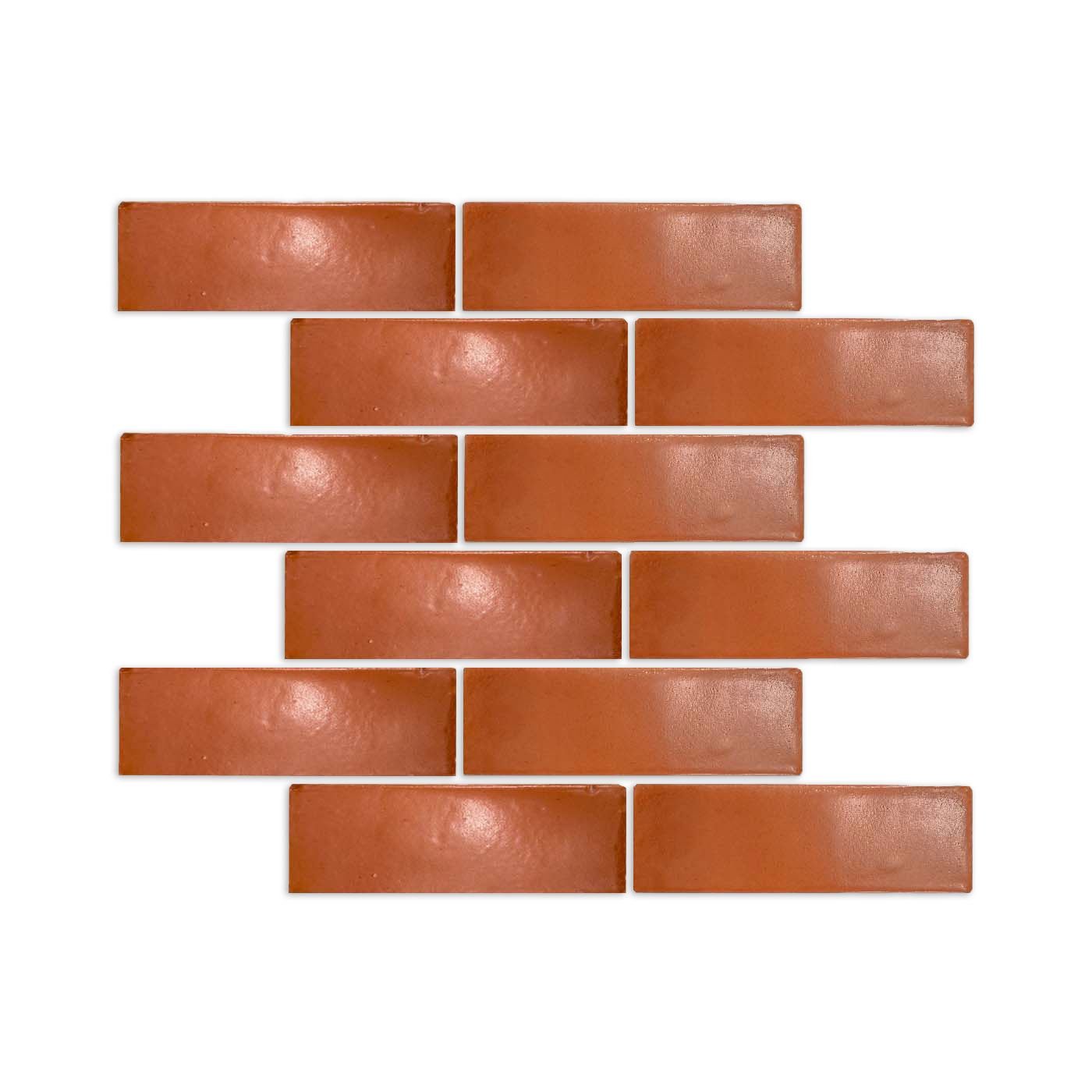 Horizon Glazed Canyon 2x6 Tile – Matte Terracotta Glazed Clay