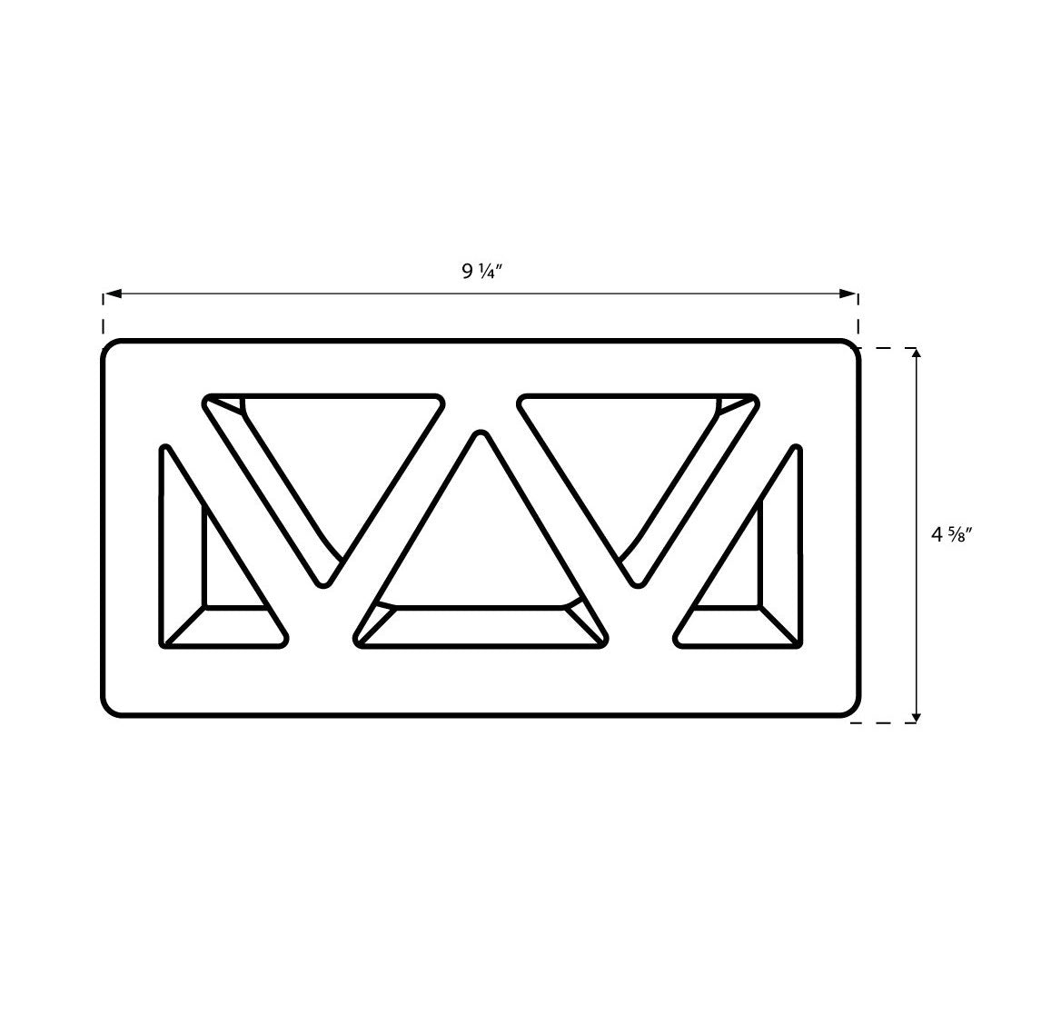 Breeze Block Triangle