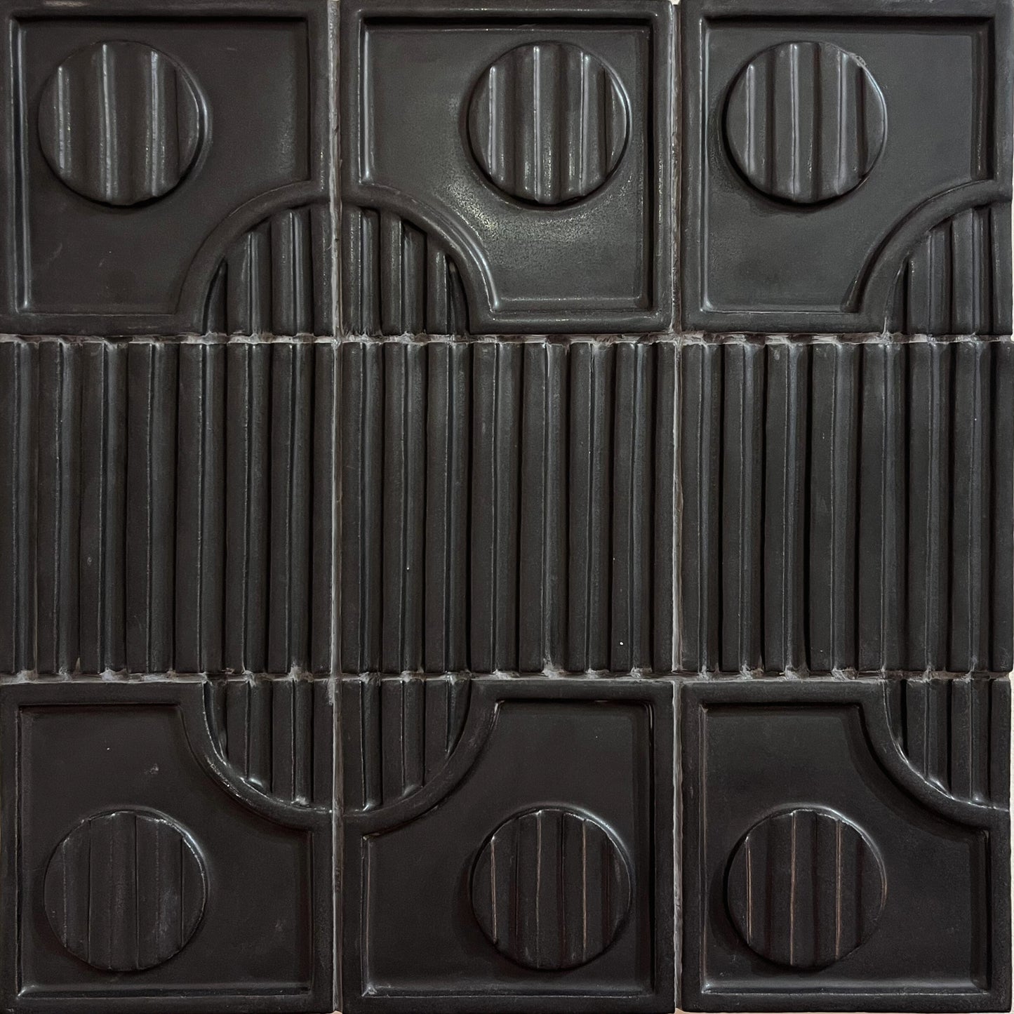 Tacón Black Suede 6x6