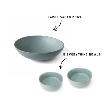 The Salad Kit - Juniper Blue