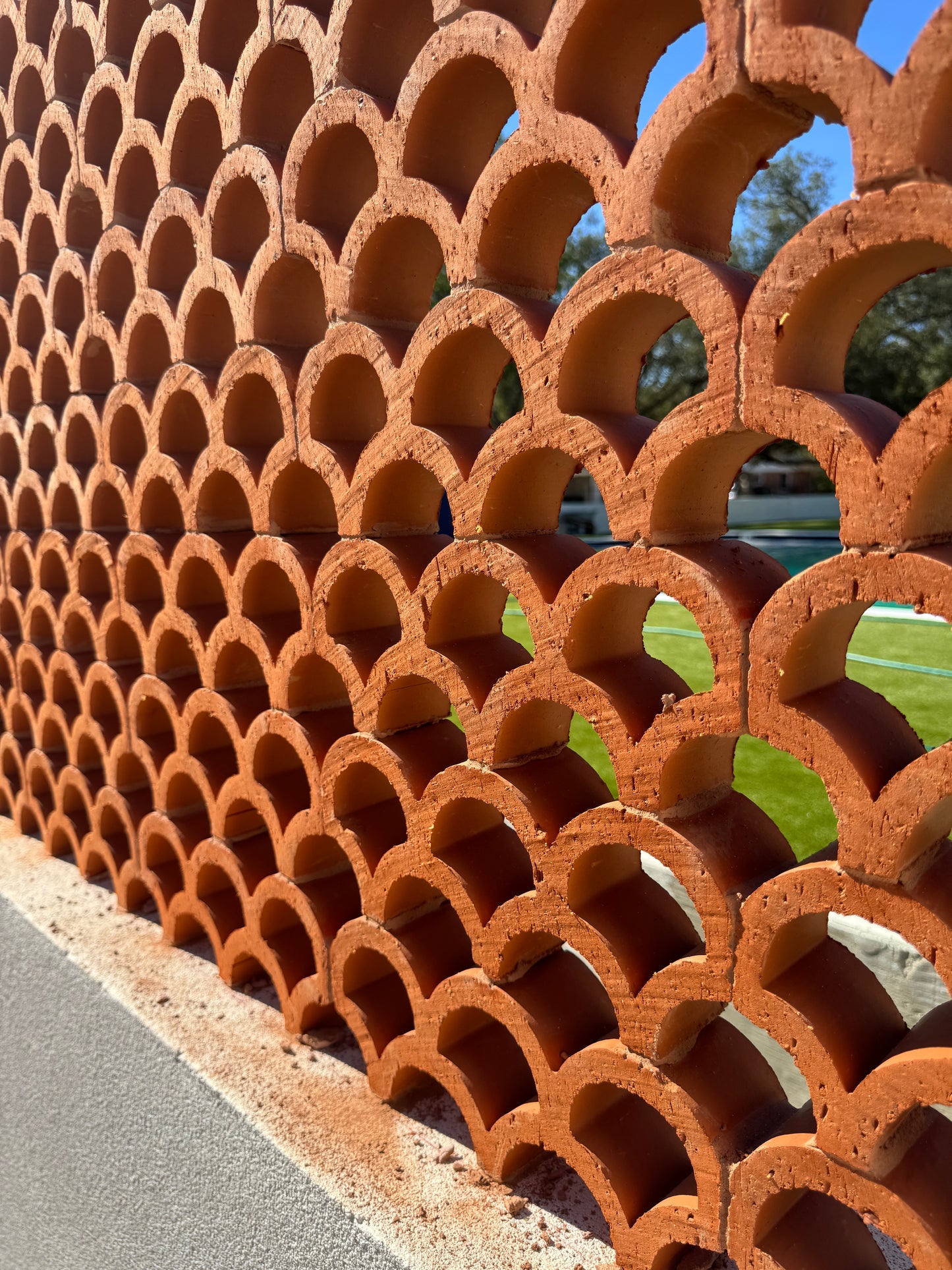 Breeze Block Tres Abanicos