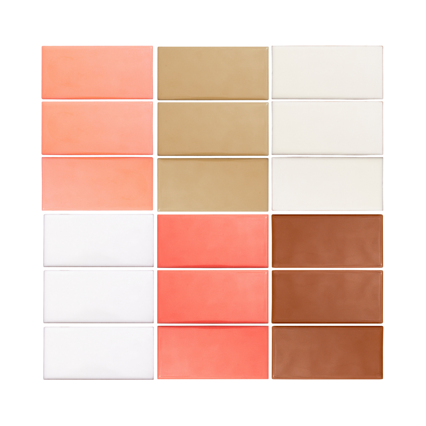 [Bundle] Warm Color Blend 2"x4" | 70 SF