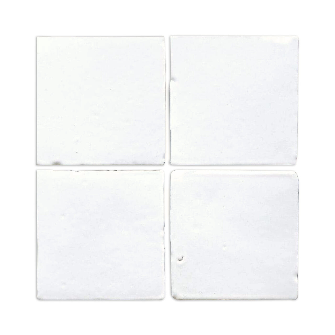 Zellige White Gloss 4"x4"