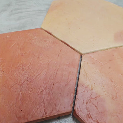 Hexagon Antique Satin 12