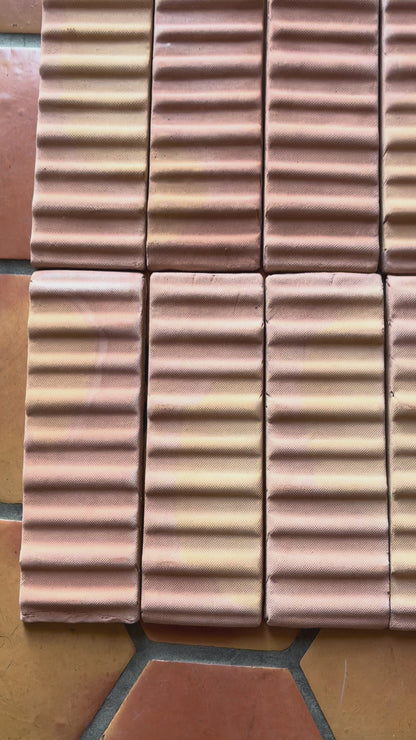 [Bundle] 3D Hatch Terracotta Matte Sealed 4x12 | 226 SF