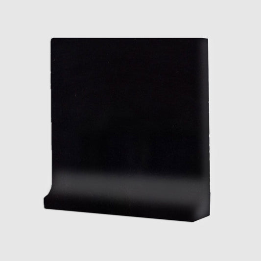 Cove Base Black Gloss 6"x6"