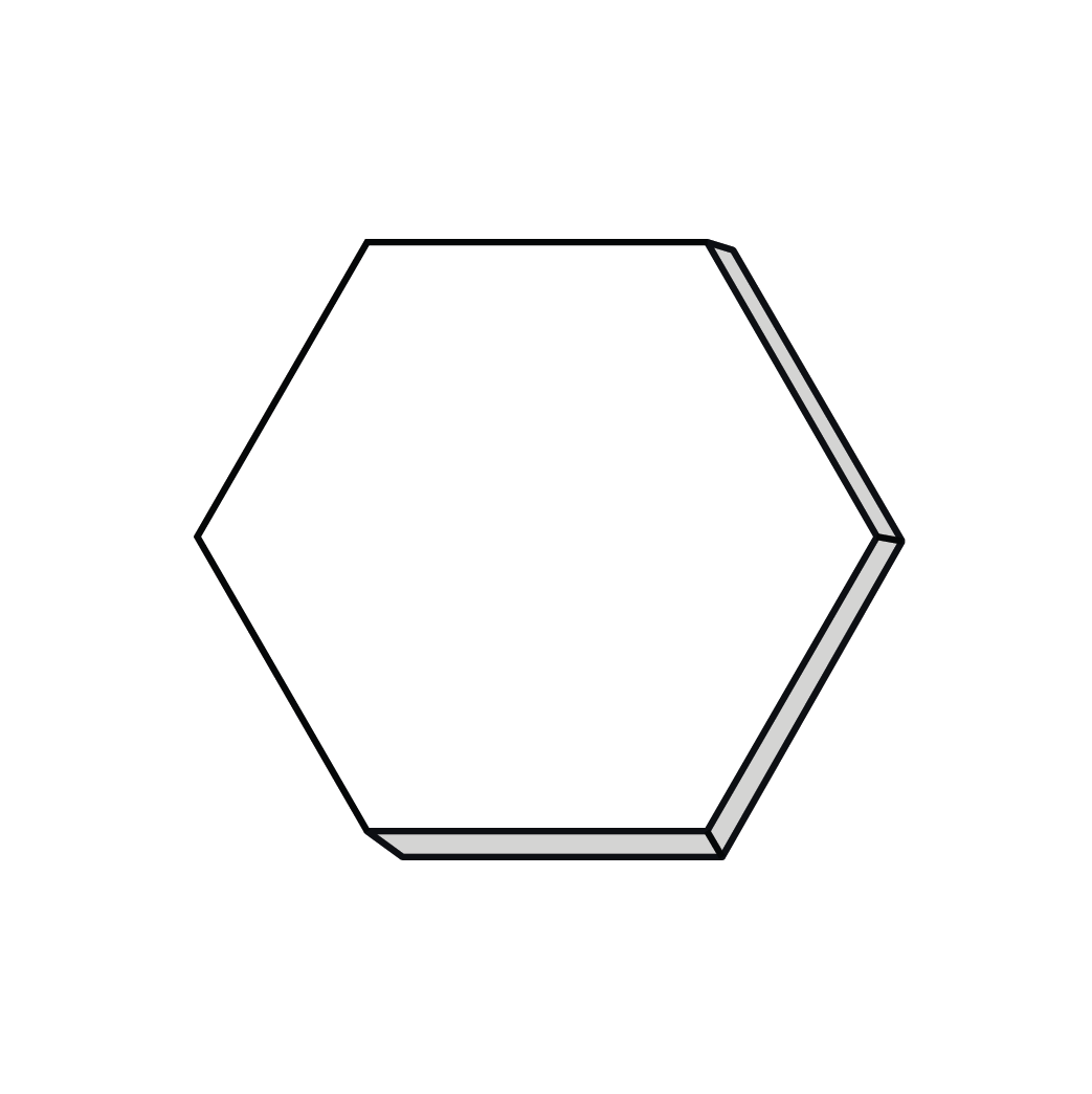 Hexagon 3"