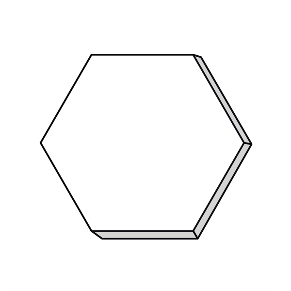 Hexagon 4"