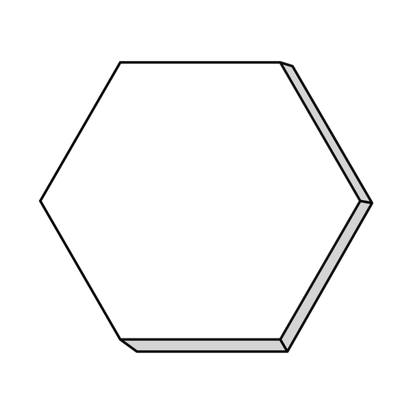 Hexagon 6"