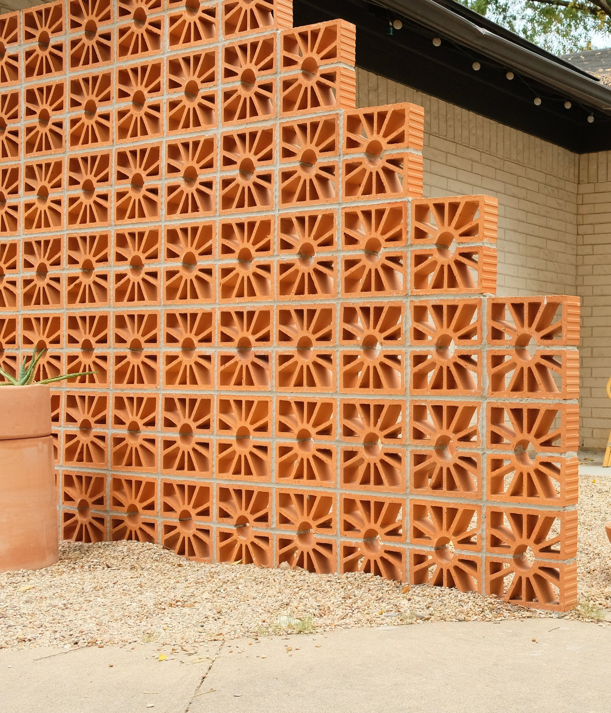 Petalo Terracotta Breeze Blocks Decorative Functional