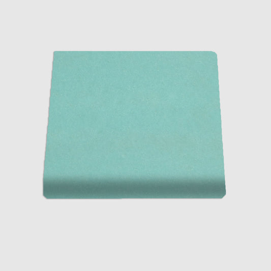 Single Bullnose Baja Blue Matte Tile 4"x4"