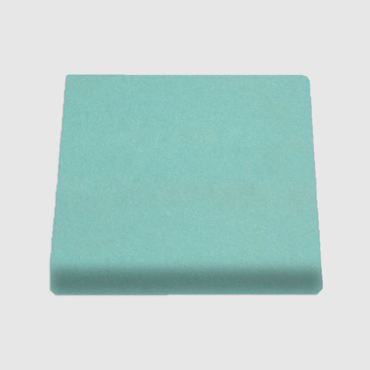 Single Bullnose Baja Blue Matte Tile 6"x6"