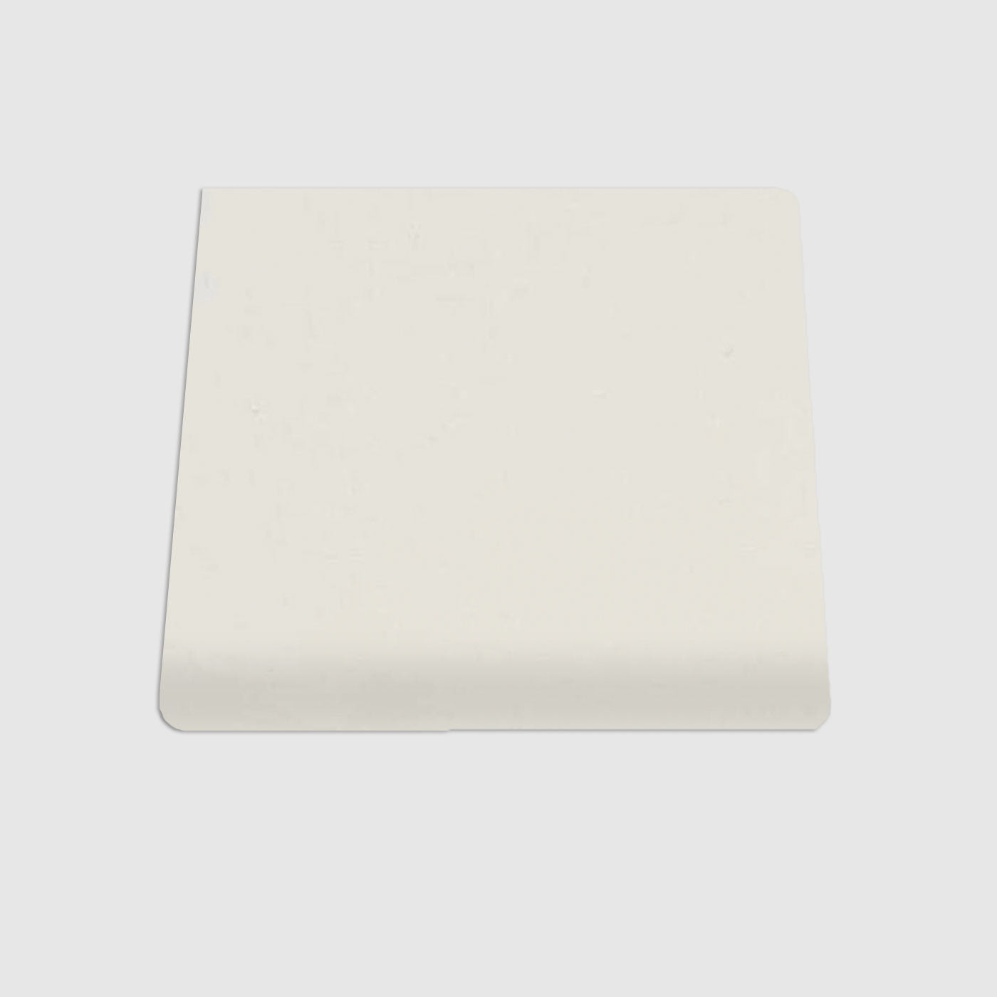 Single Bullnose Blanco Mexicano Gloss Tile 4"x4"