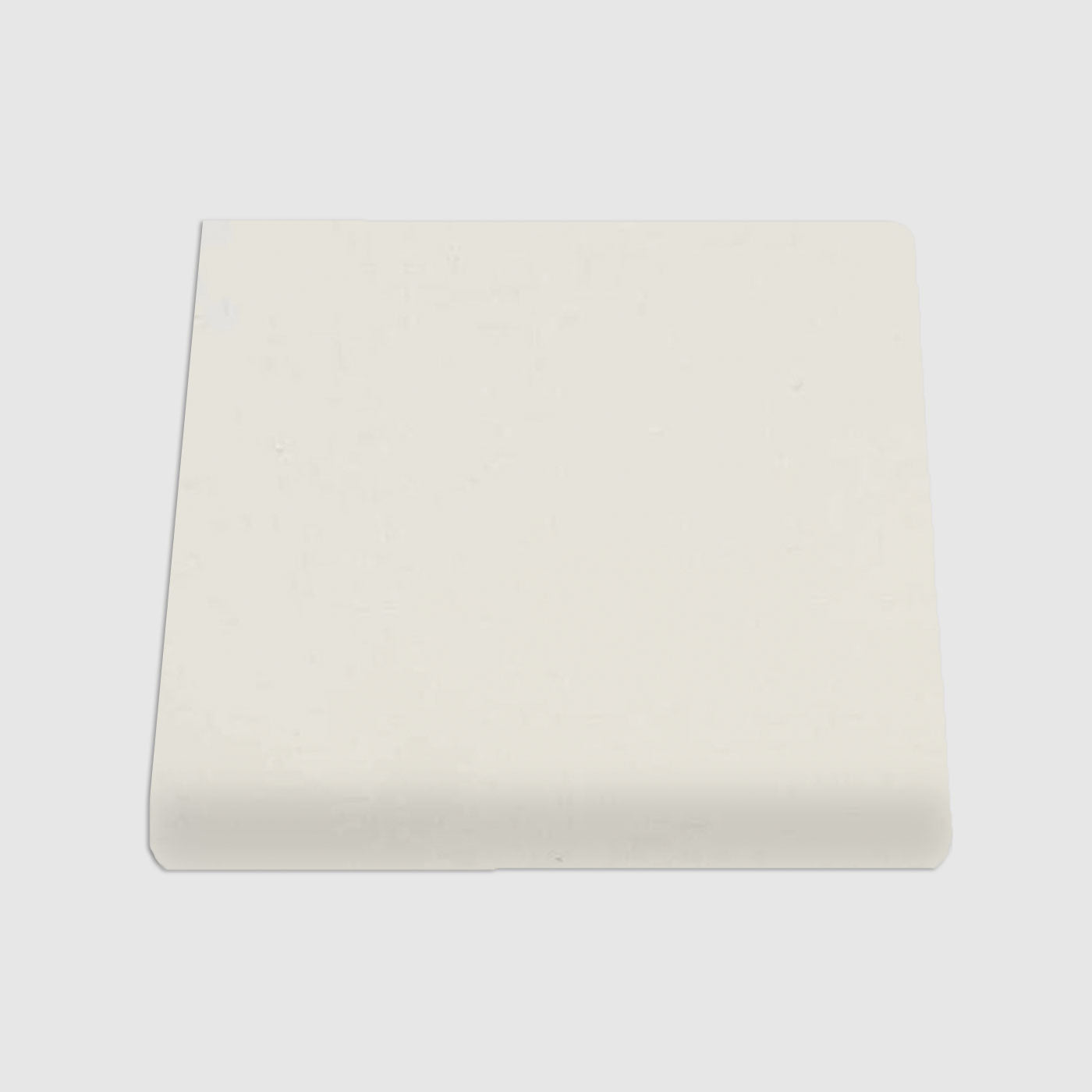 Single Bullnose Blanco Mexicano Gloss Tile 6"x6"