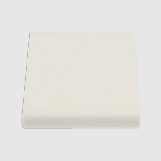 Single Bullnose Blanco Mexicano Gloss Tile 6"x6"