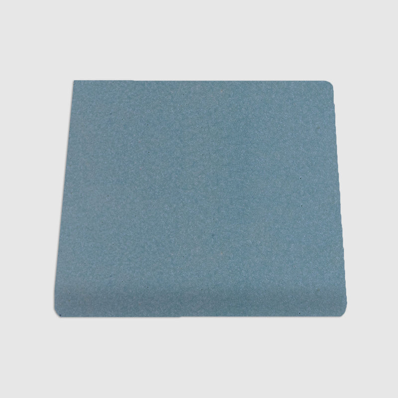 Single Bullnose Blue Agate Matte Tile 6"x6"