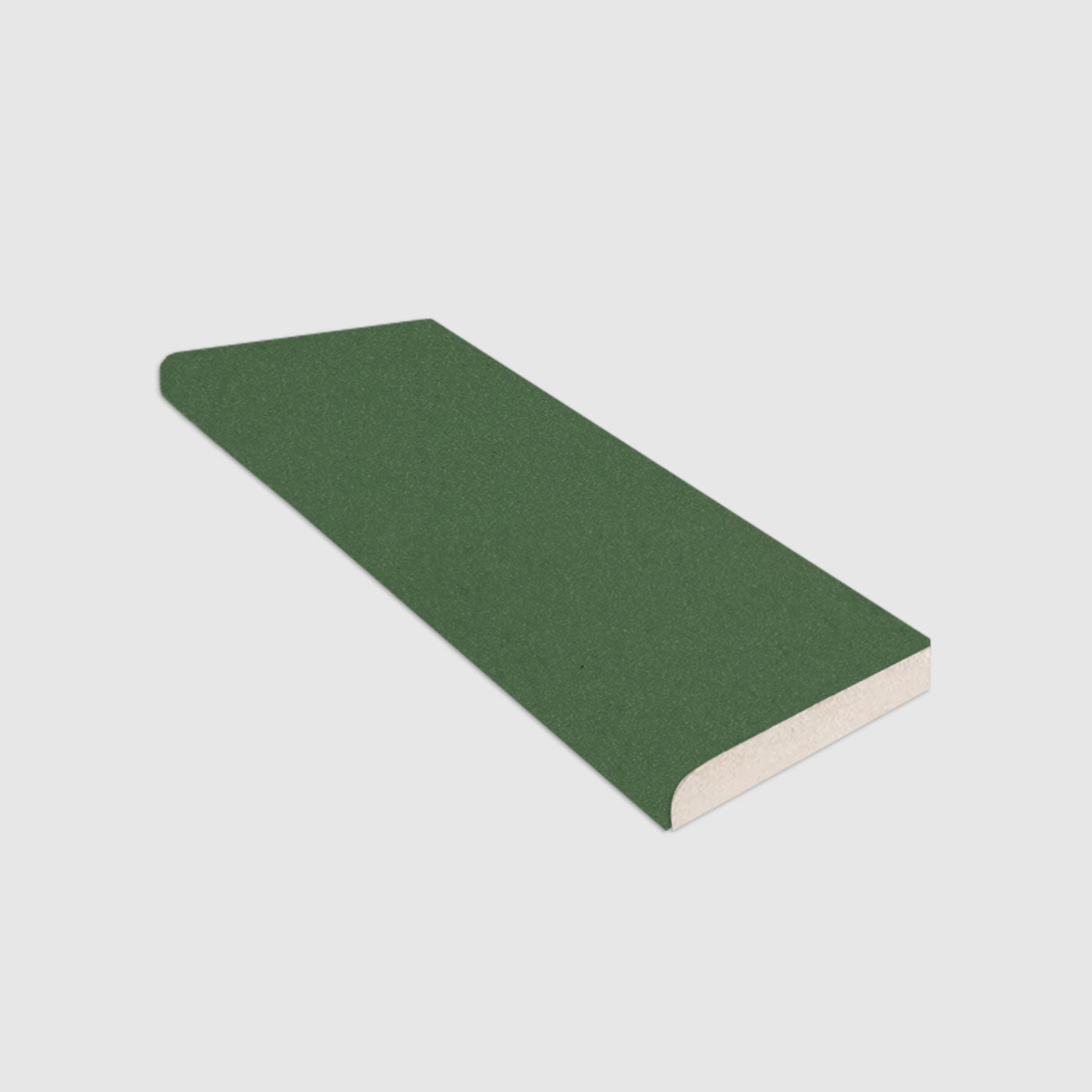 Single Bullnose Cilantro Matte Tile 2"x8"