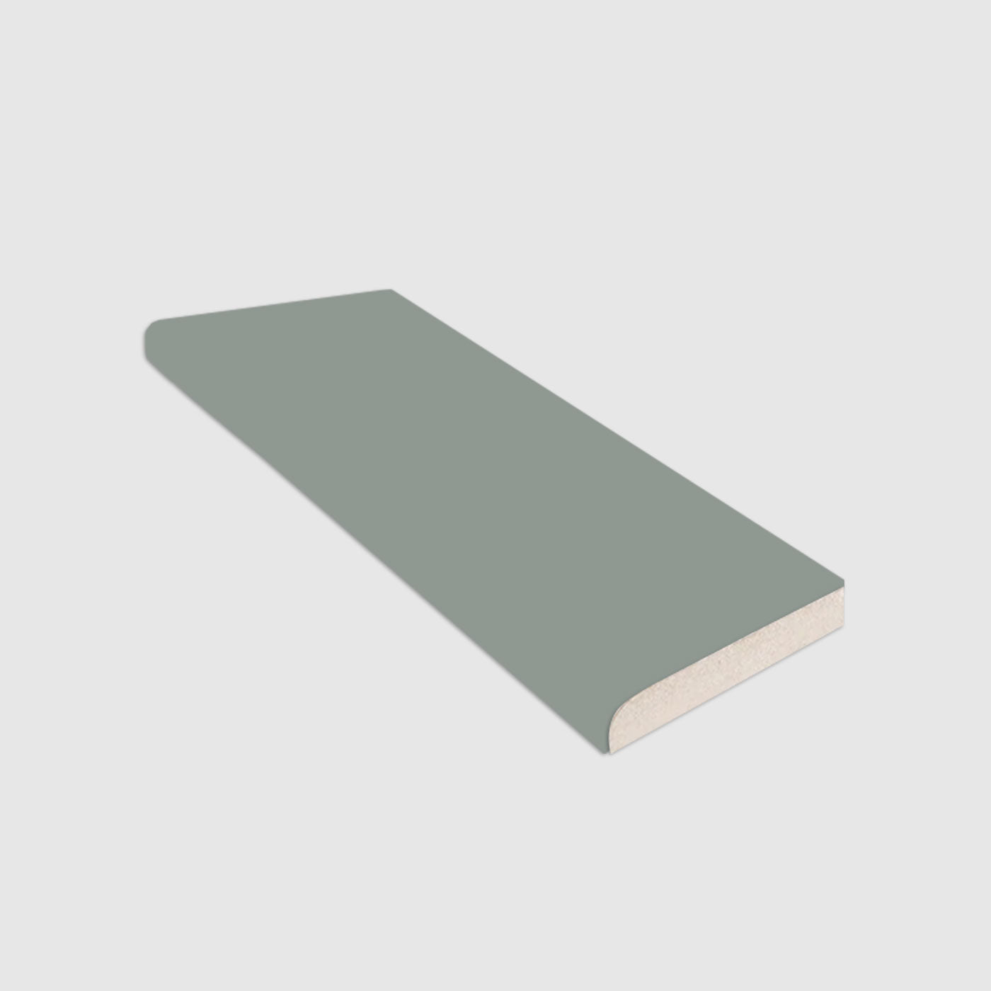 Single Bullnose Cold Spring Matte Tile 2"x8"