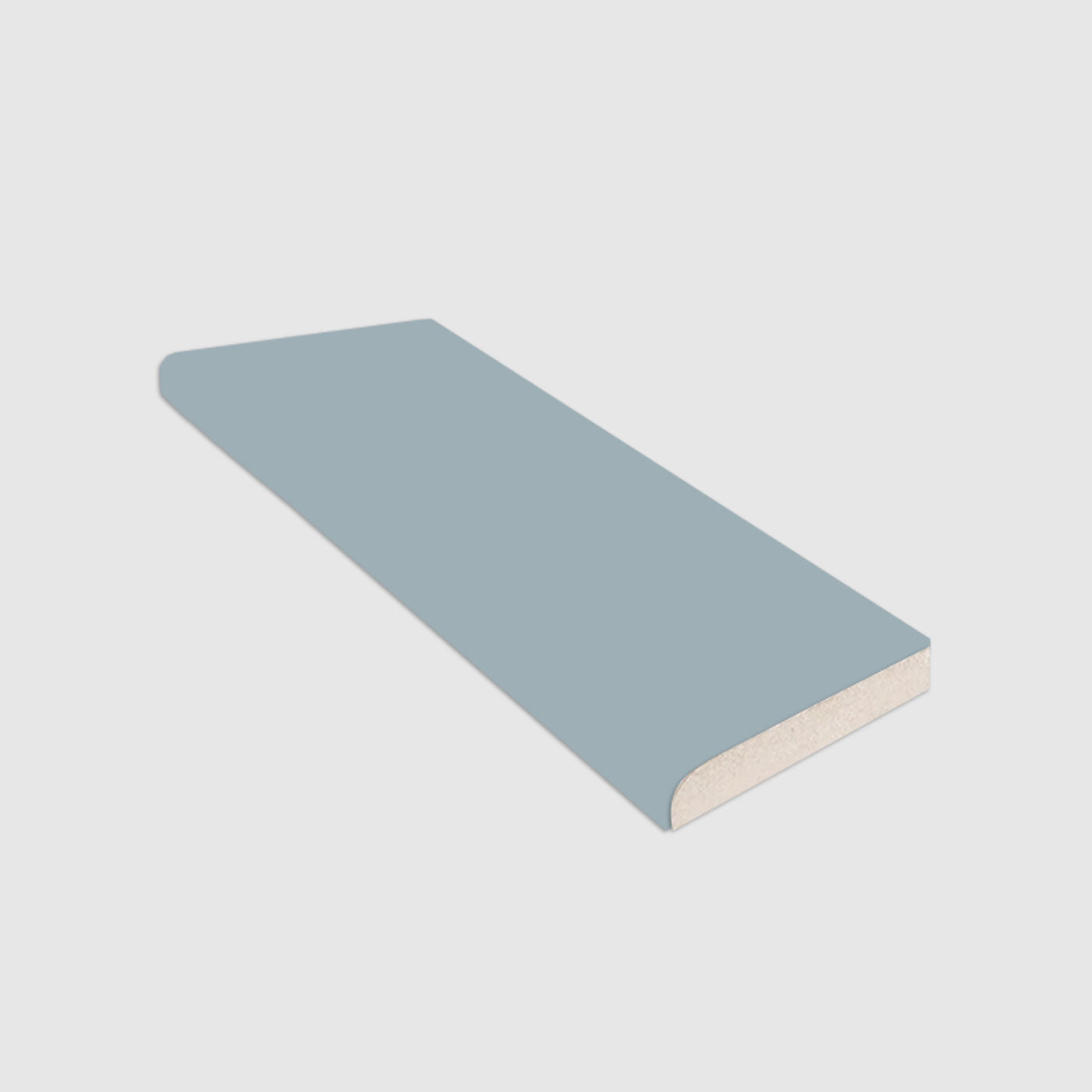 Single Bullnose Downpour Matte Tile 2"x8"