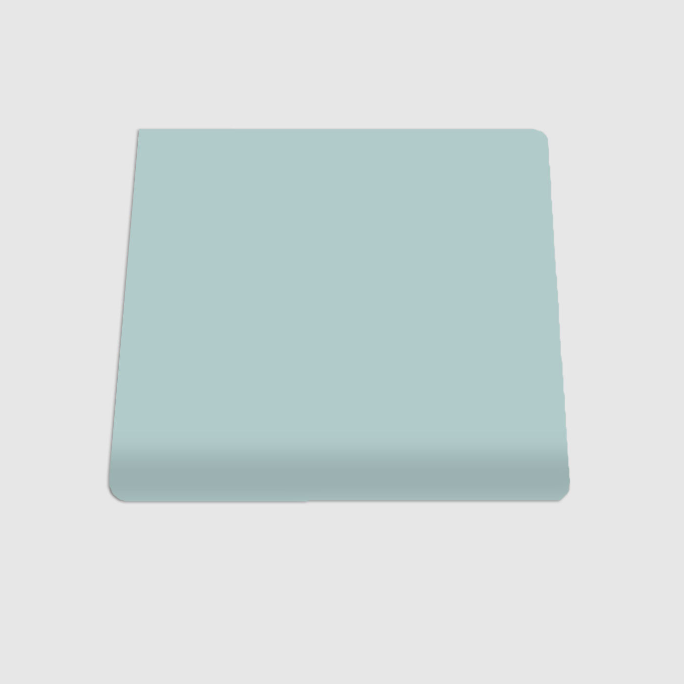 Single Bullnose Fresh Water Matte Tile 4"x4"