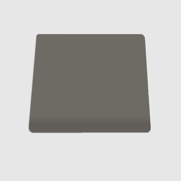Single Bullnose Graphite Gloss Tile 4"x4"