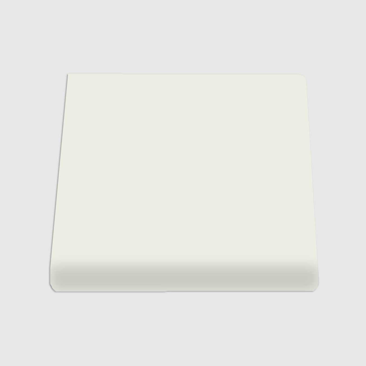 Single Bullnose Haze Matte Tile 6"x6"