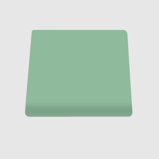 Single Bullnose Jade Gloss Tile 4"x4"